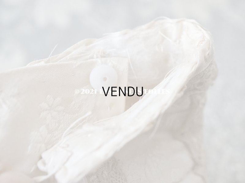 画像10: 1900年代 アンティーク ベビーシューズ シルク製