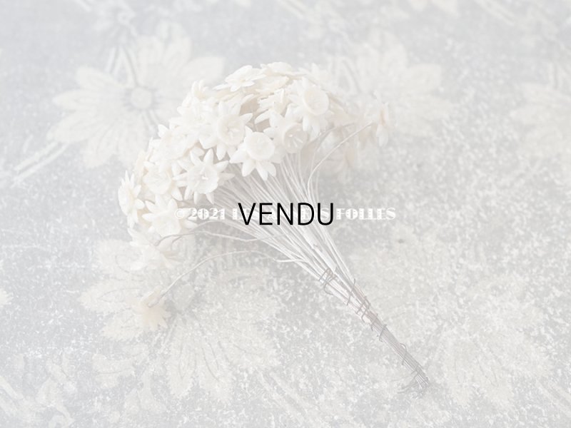 画像5: アンティーク ティアラ制作用 ワックスフラワーパーツ 約50〜60ピースのセット (M）