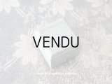 1900年代 アンティーク リングボックス ジュエリーボックス 金彩入り グレイッシュブルー