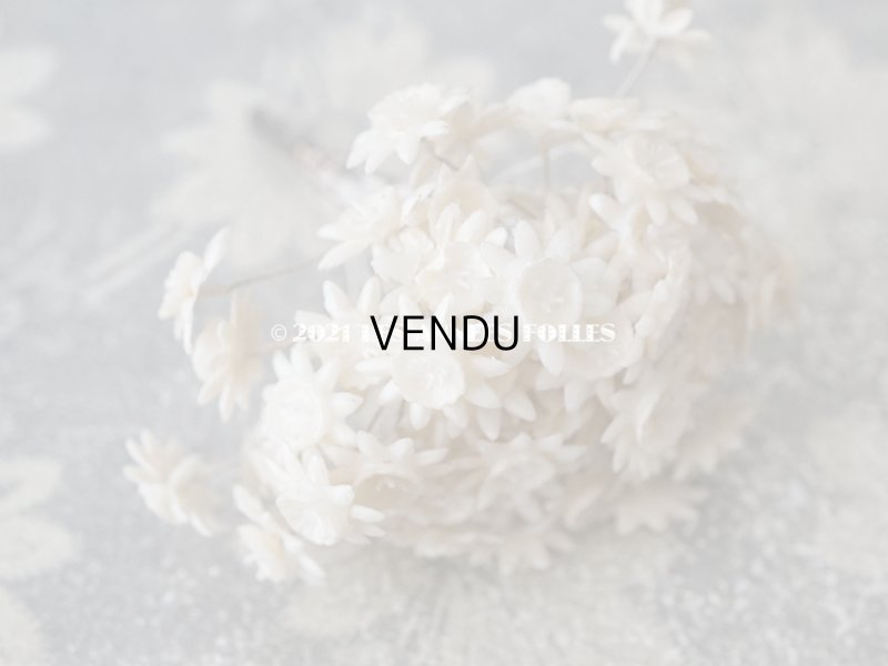 画像3: アンティーク ティアラ制作用 ワックスフラワーパーツ 約50〜60ピースのセット (M）