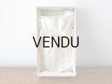 アンティーク  初聖体のオモニエール オフホワイトのシルクリボン & レースのフリル レースペーパー付ボックス入り