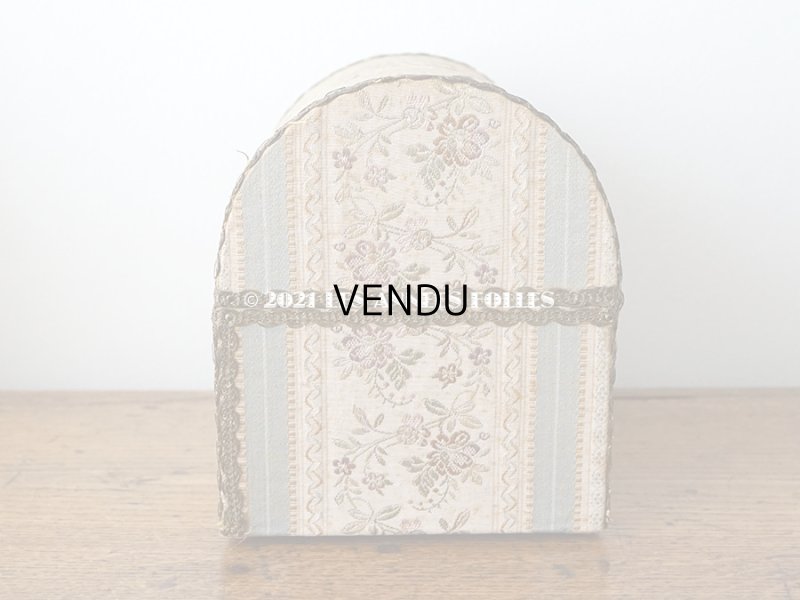 画像11: アンティーク 花模様のコフレ ジャガード織