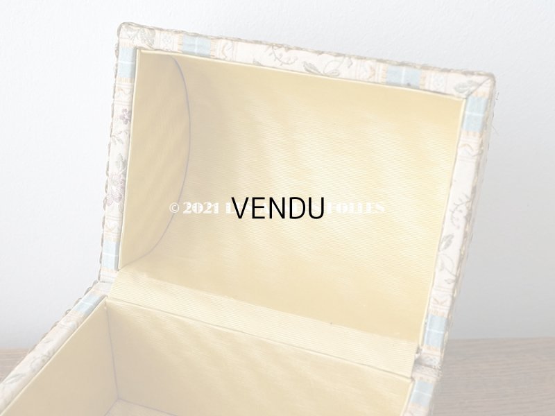 画像6: アンティーク 花模様のコフレ ジャガード織