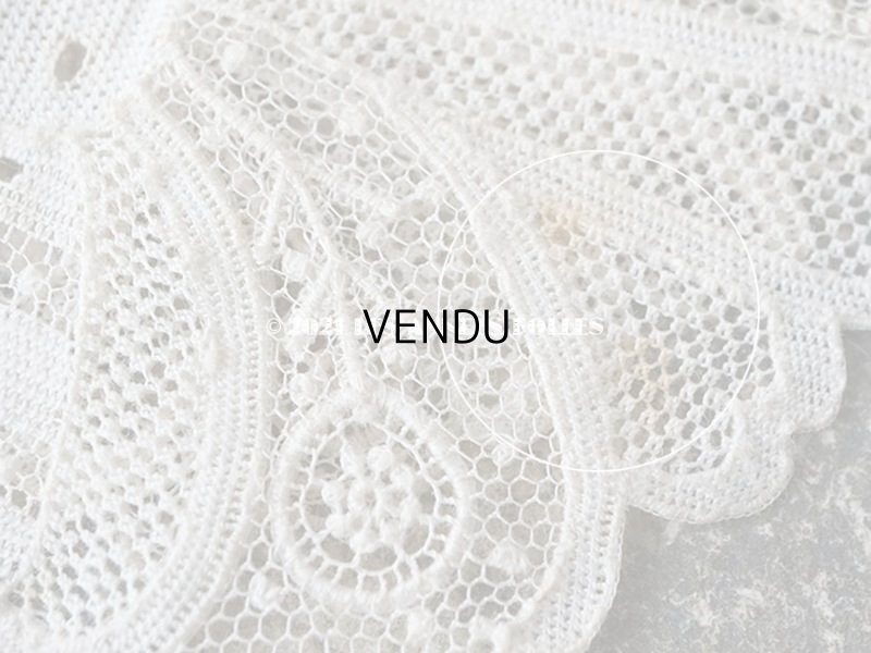 画像7: 19世紀末 アンティーク ニードルレース 蝶々のモチーフ 未使用