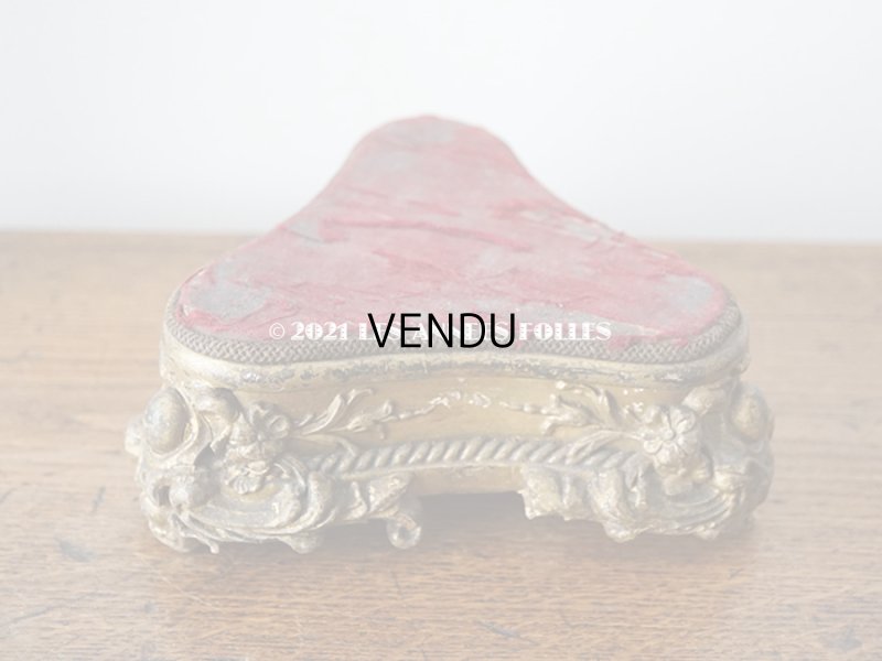 画像6: 19世紀末 アンティーク ロカイユ装飾の台座 2点セット 