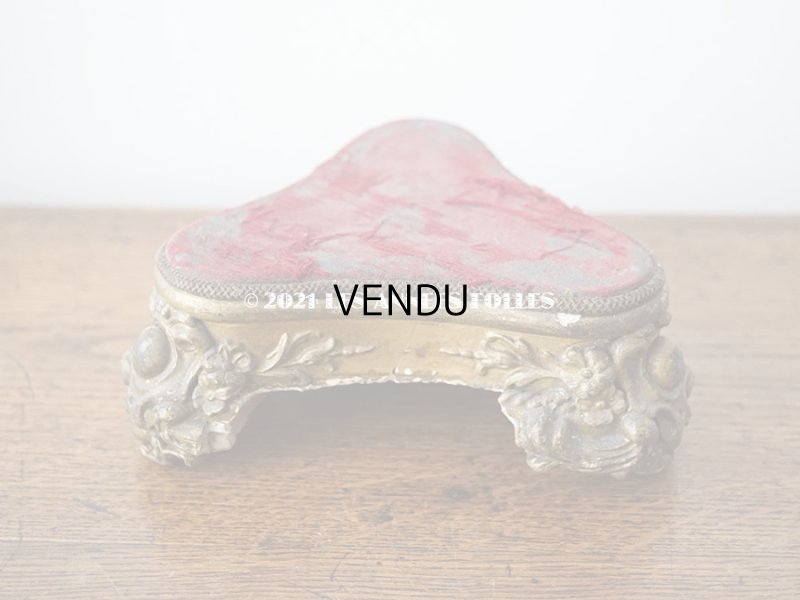 画像10: 19世紀末 アンティーク ロカイユ装飾の台座 2点セット 