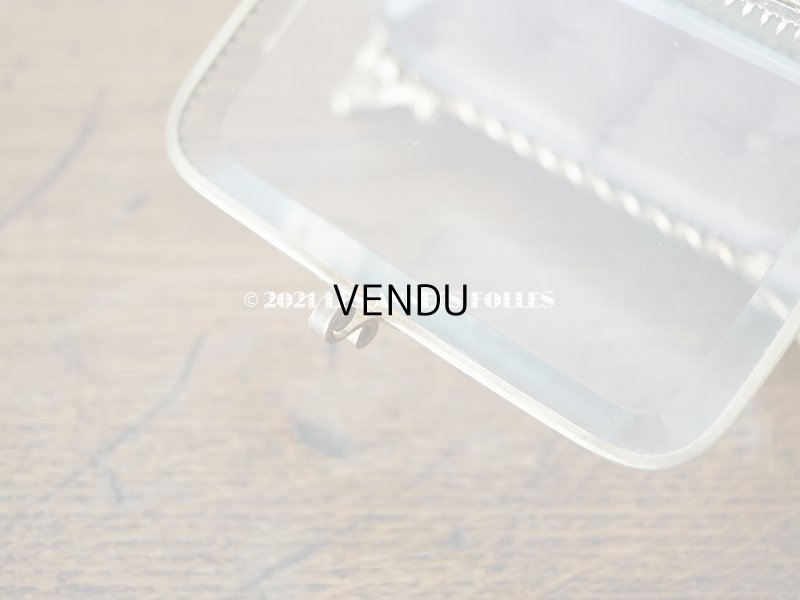 画像9: 19世紀 アンティーク ジュエリーボックス シルク製クッション スモーキーレッド