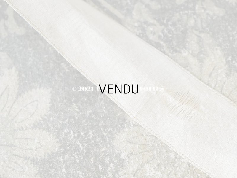 画像17: アンティーク ドール用 ベビー用 小さなボネ アイボリーのシルクリボン＆レース