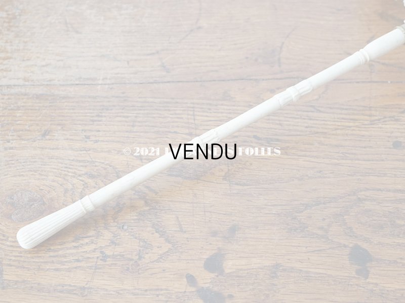 画像14: 19世紀末 アンティーク  シルク製 ピンク&ホワイトグレーの日傘