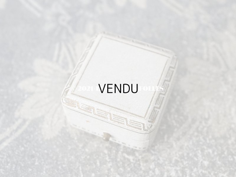 画像6: 1920年代 アンティーク  ジュエリーボックス  金彩入り オフホワイト