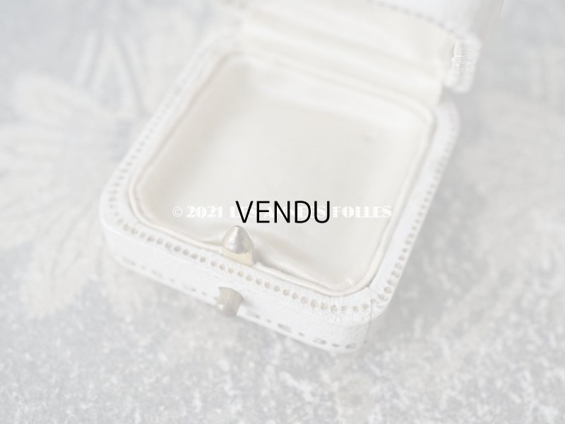 画像5: 1920年代 アンティーク  ジュエリーボックス  金彩入り オフホワイト