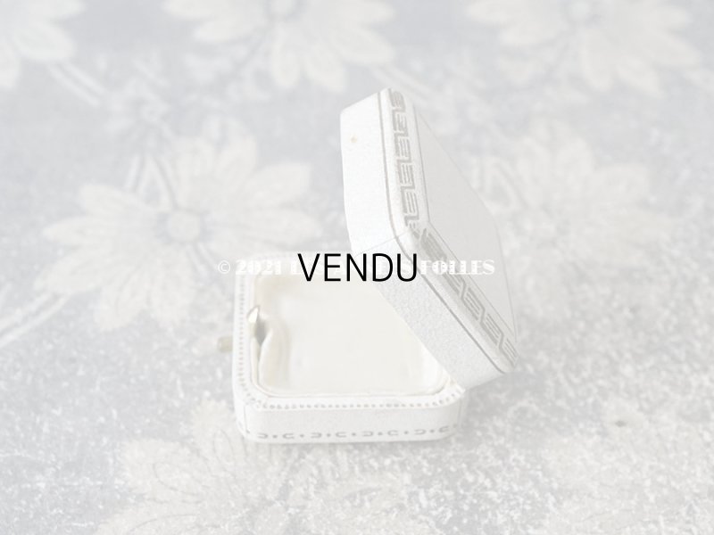 画像3: 1920年代 アンティーク  ジュエリーボックス  金彩入り オフホワイト