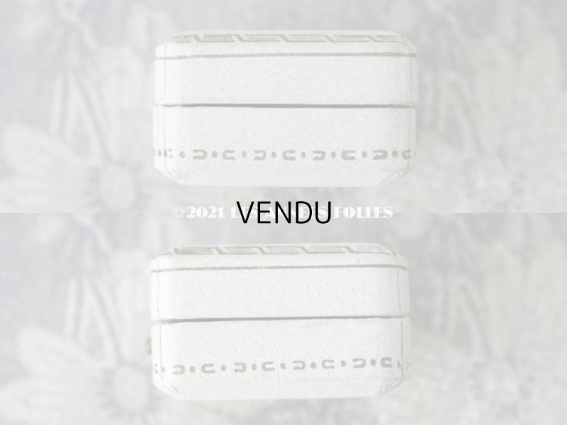 画像9: 1920年代 アンティーク  ジュエリーボックス  金彩入り オフホワイト