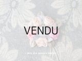 アンティーク シルク製　薔薇のロココモチーフ