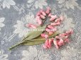 画像4: アンティーク シルクシフォンの布花 ピンクのツリガネソウ (4)