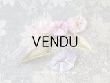アンティーク シルク製　朝顔の布花