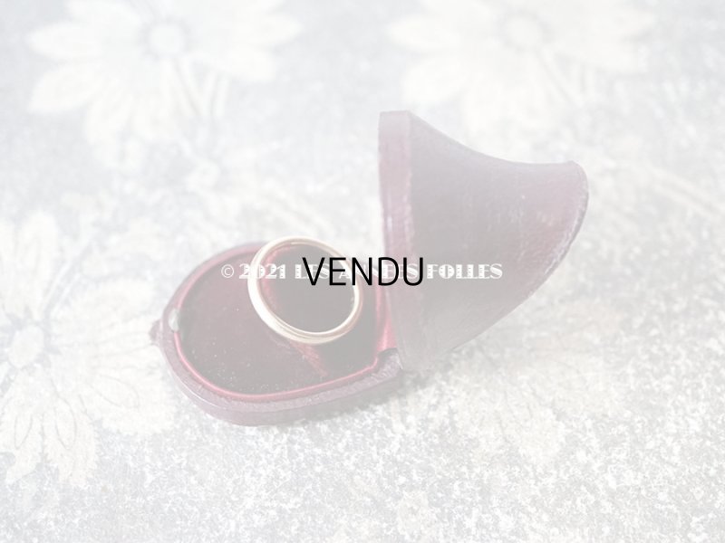 画像8: 19世紀 アンティーク リングボックス ボルドー ジュエリーボックス 