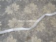 画像4: アンティーク オフホワイトのトリム 刺繍入り 9mm幅  (4)