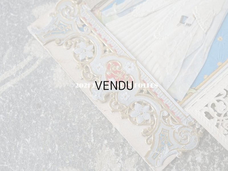 画像6: アンティーク  初聖体の立体カニヴェ 脚付き プルミエール・コミュニオン