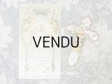 アンティーク  ホーリーカード 2点のセット　初聖体　＆　クロス