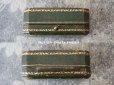 画像4: 1900年代 アンティーク ジュエリーボックス 金彩入り イニシャル入り グリーン