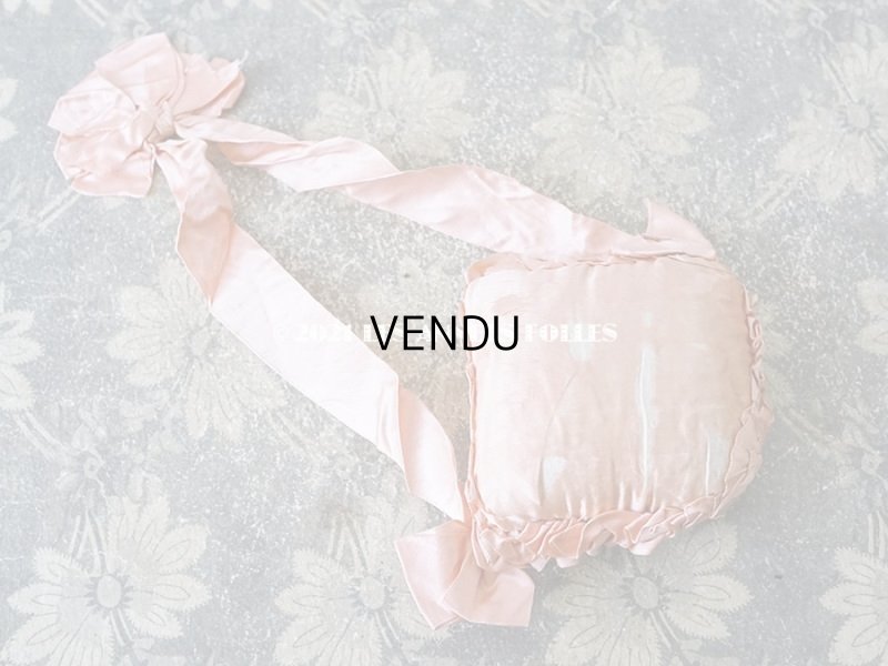 画像7: 1900年代　アンティーク ピンクのリボンが結ばれたピンクッション 