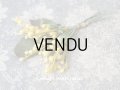 アンティーク ミモザの布花 