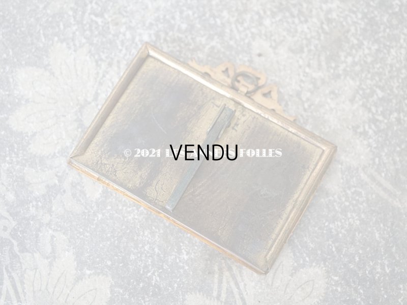 画像5: アンティーク リボンが結ばれた小さなフォトフレーム  ダブルフレーム　ルイ16世スタイル