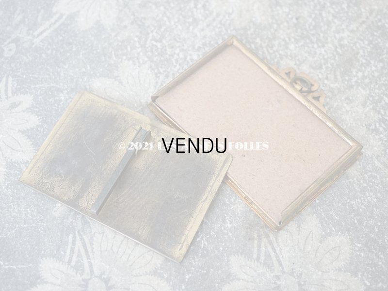 画像6: アンティーク リボンが結ばれた小さなフォトフレーム  ダブルフレーム　ルイ16世スタイル