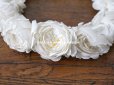画像6: 1900年代 アンティーク 薔薇の布花のティアラ　ヘッドリース 