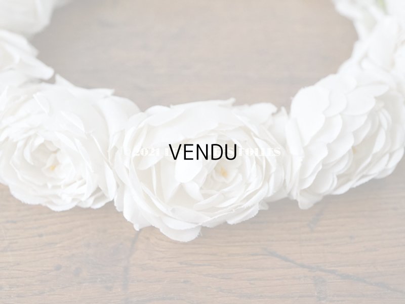 画像7: 1900年代 アンティーク 薔薇の布花のティアラ　ヘッドリース 