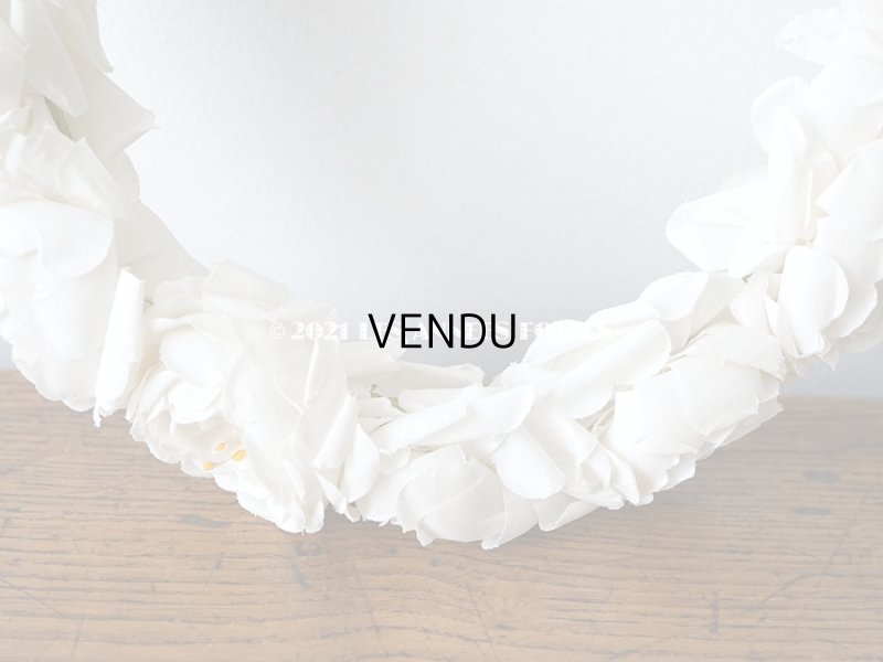 画像12: 1900年代 アンティーク 薔薇の布花のティアラ　ヘッドリース 