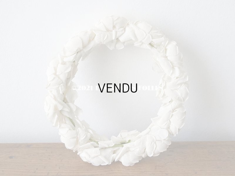 画像9: 1900年代 アンティーク 薔薇の布花のティアラ　ヘッドリース 