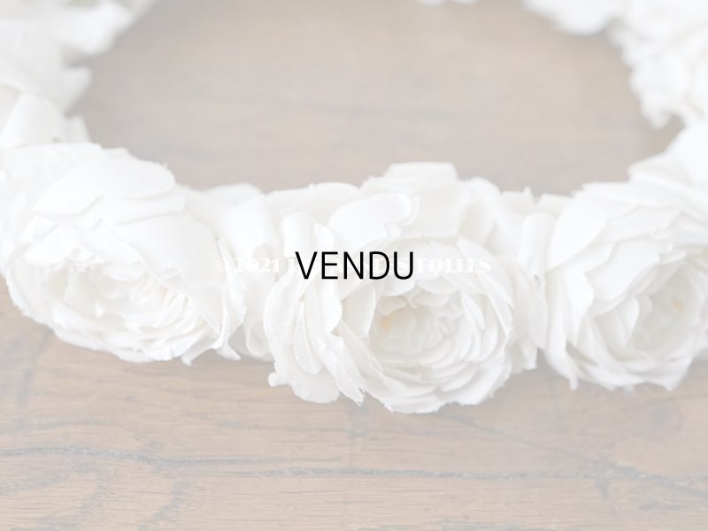 画像5: 1900年代 アンティーク 薔薇の布花のティアラ　ヘッドリース 