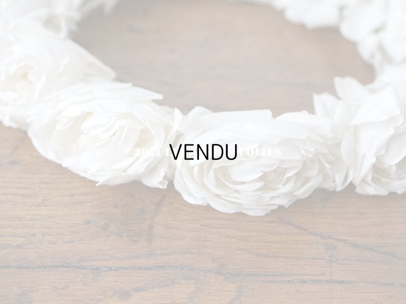 画像8: 1900年代 アンティーク 薔薇の布花のティアラ　ヘッドリース 