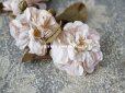 画像3: アンティーク  薔薇の布花  パウダーピンク ドールハット用 クォーター・ロゼット咲き