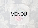 アンティーク ロココモチーフ 　ピンクの薔薇 & 勿忘草のリース