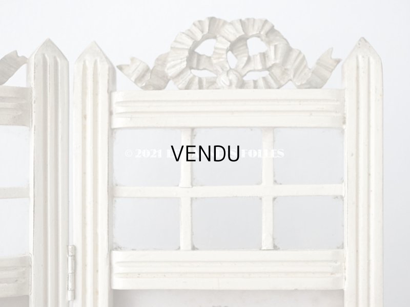 画像5: 1900年代 アンティーク 　リボンモチーフのフォトフレーム ダブル　折りたたみ式