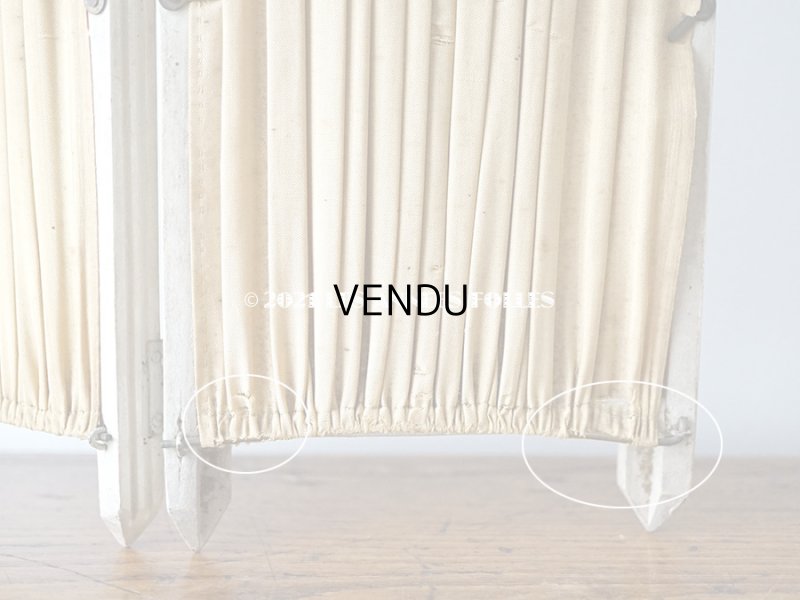 画像15: 1900年代 アンティーク 　リボンモチーフのフォトフレーム ダブル　折りたたみ式