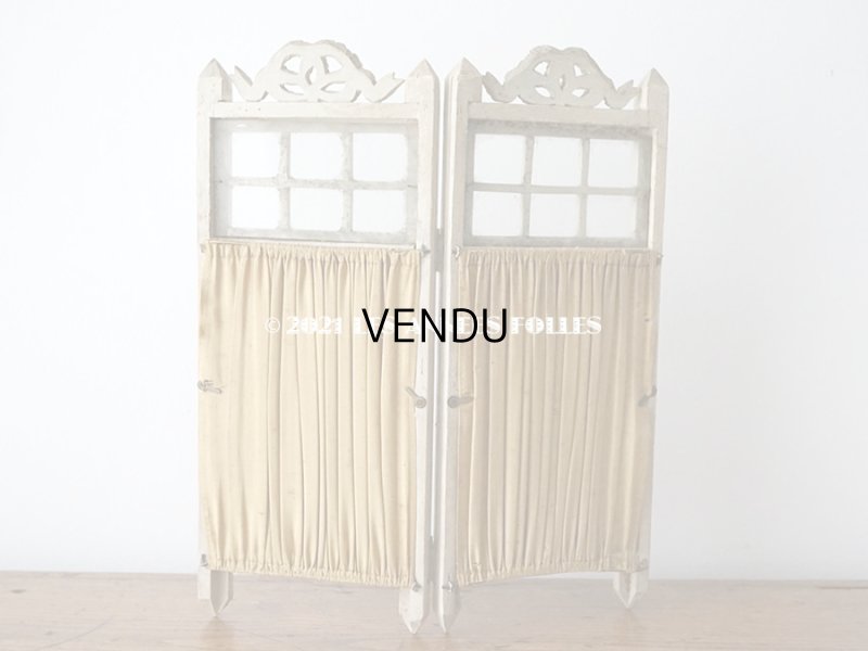 画像9: 1900年代 アンティーク 　リボンモチーフのフォトフレーム ダブル　折りたたみ式