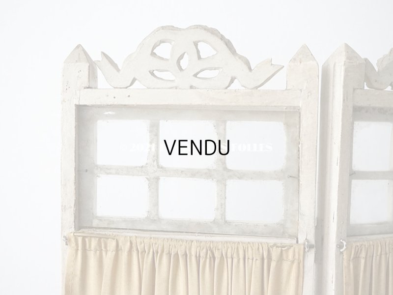 画像10: 1900年代 アンティーク 　リボンモチーフのフォトフレーム ダブル　折りたたみ式