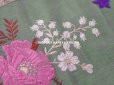 画像3: 19世紀 アンティーク シルク製  花束の刺繍入り 幅広リボン 鈴蘭 190cm