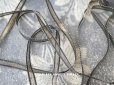 画像1: 1900年代 アンティーク  ゴールドのメタル糸のリボン 極細　5.5mm幅  (1)