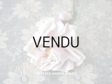 1900年代 アンティーク　薔薇の布花 パウダーピンク