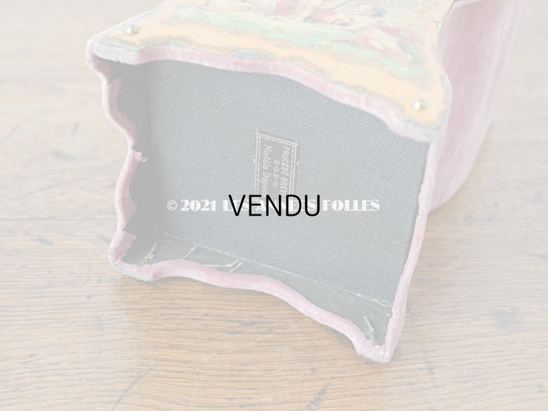 画像12: 1900年代 アンティーク 天使のセダンチェア  スモーキーピンク＆ライラック