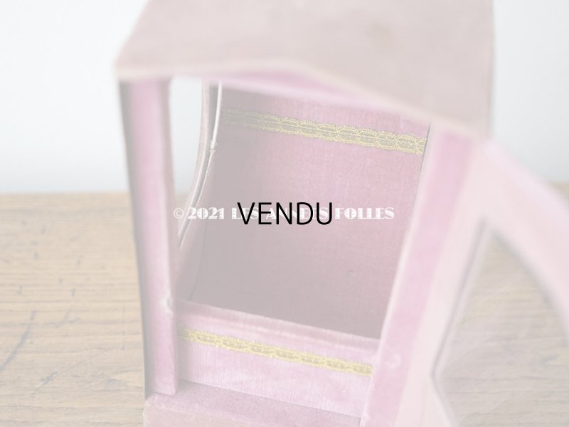 画像7: 1900年代 アンティーク 天使のセダンチェア  スモーキーピンク＆ライラック