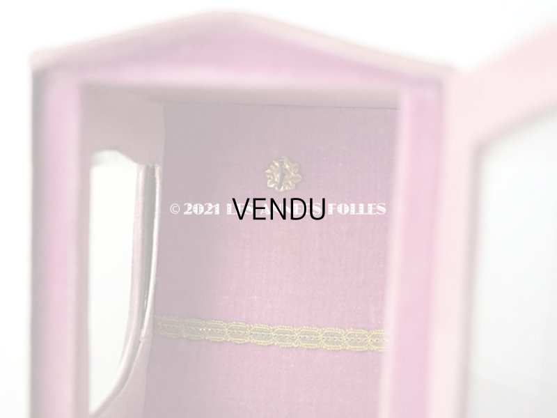 画像9: 1900年代 アンティーク 天使のセダンチェア  スモーキーピンク＆ライラック