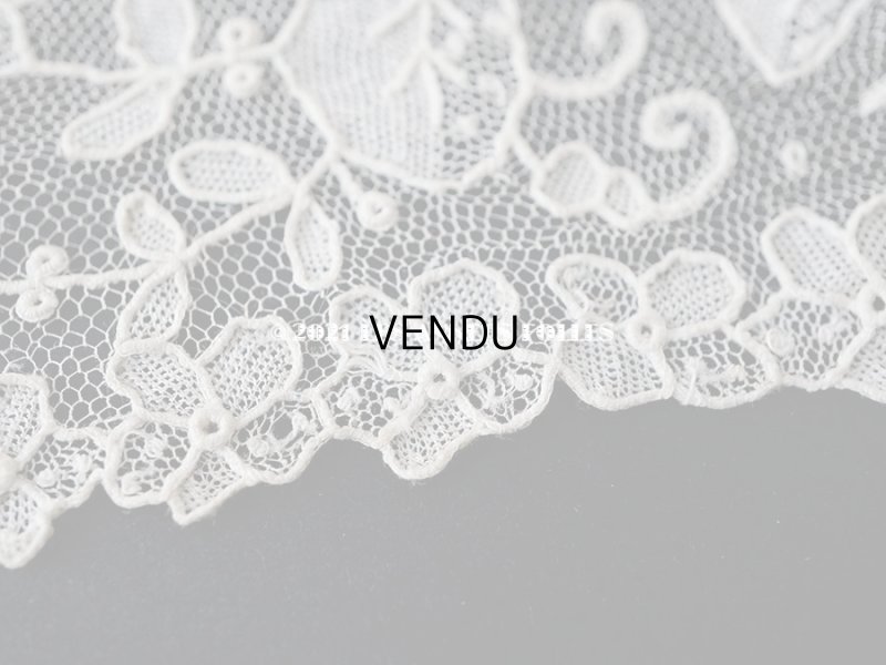 画像9: 新品同様 19世紀末 アンティーク ニードルレース ポワンドローズの付け襟 ポワンドガーズ 【ポワン・ド・ガーズ】 【ポワン・ド・ローズ】