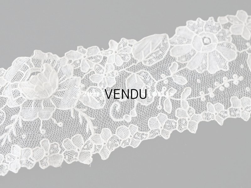 画像5: 新品同様 19世紀末 アンティーク ニードルレース ポワンドローズの付け襟 ポワンドガーズ 【ポワン・ド・ガーズ】 【ポワン・ド・ローズ】