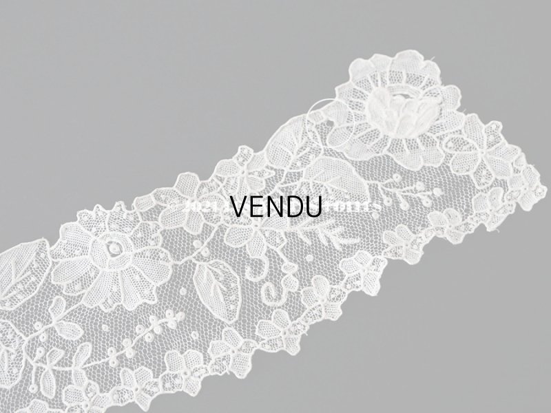 画像6: 新品同様 19世紀末 アンティーク ニードルレース ポワンドローズの付け襟 ポワンドガーズ 【ポワン・ド・ガーズ】 【ポワン・ド・ローズ】